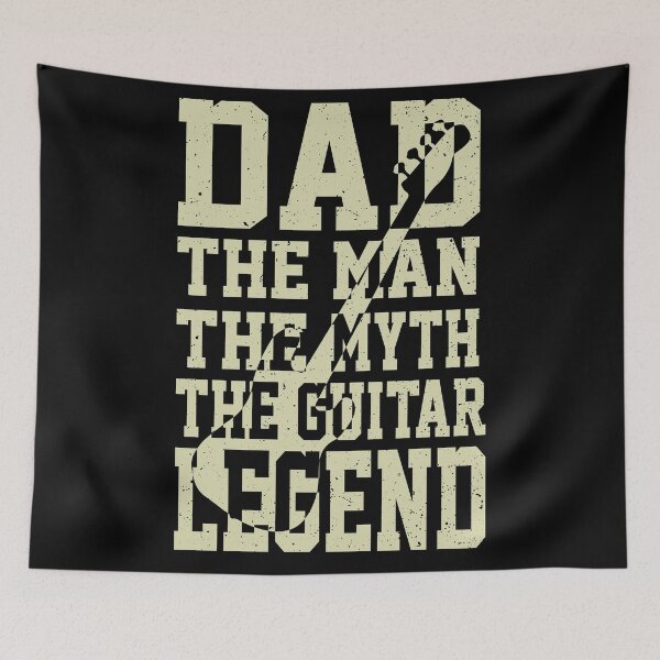 Item preview, Dad The Man The Myth The Guitar Legend designed and sold by YAHIA-14.