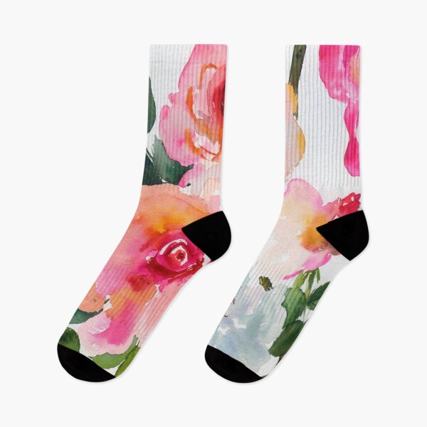 Item preview, peach and pink roses designed and sold by kosarandrea.