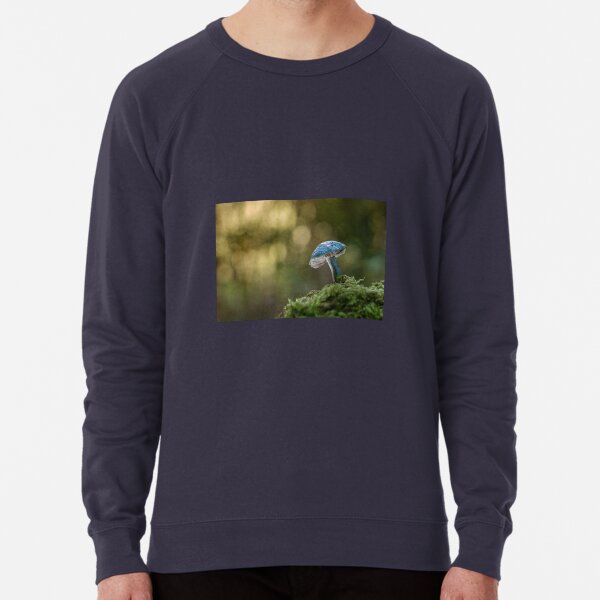 Blue roundhead mushroom Lightweight Sweatshirt