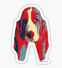 Basset Hound Hope Sticker