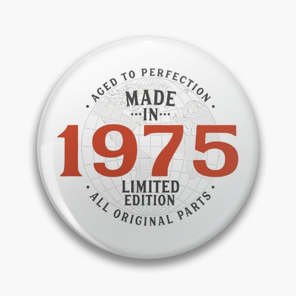 Item preview, Made In 1975 Limited Edition T-Shirt, All Original Parts, Aged To Perfection, Vintage Design, Gift For Who Was Born In 1975 designed and sold by UniqueStylistic.