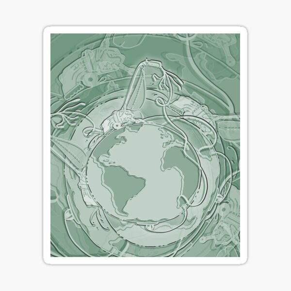 " Do Your Chores " Pattern 5 help save planet earth Sticker