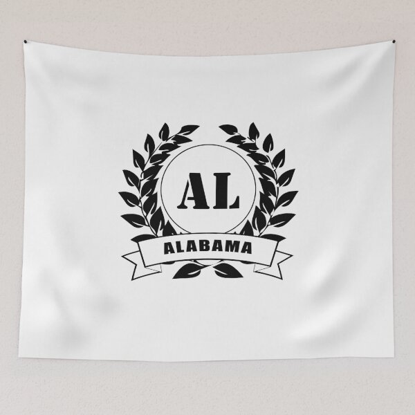 Item preview, Alabama USA laurel wreath designed and sold by GeogDesigns.