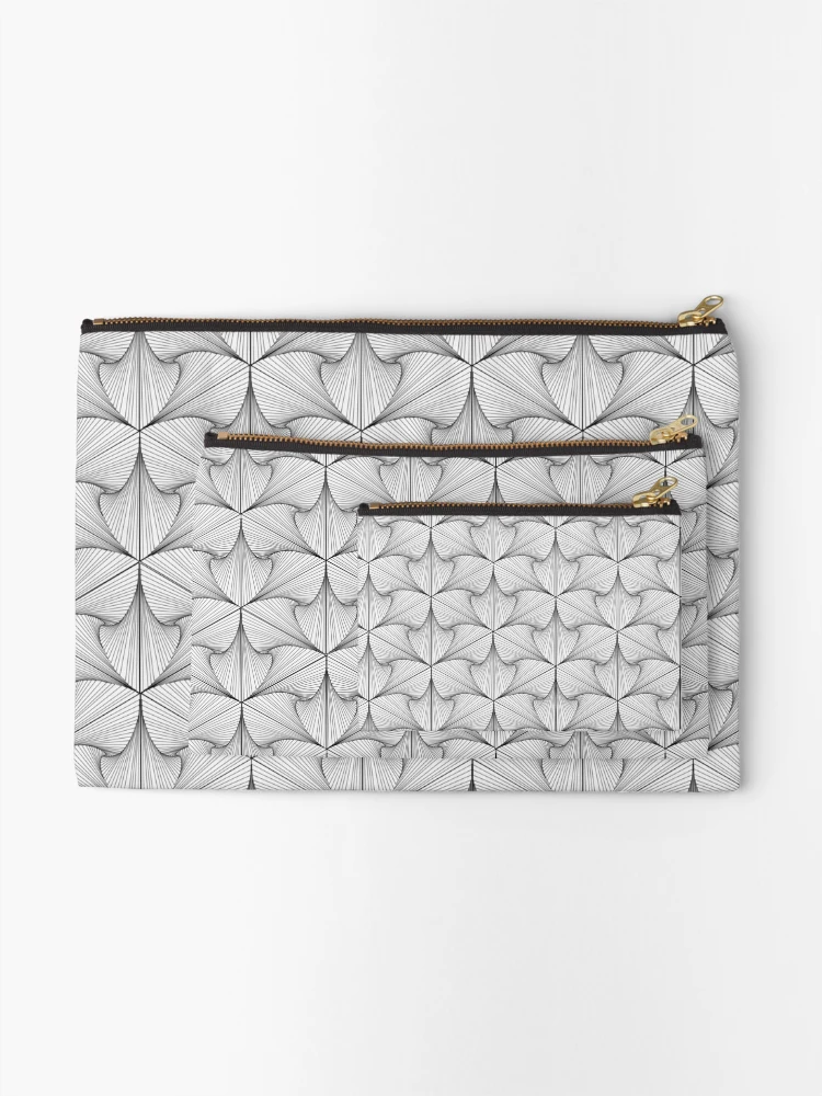 Thumbnail 2 of 4, Zipper Pouch, Abstract texture designed and sold by flashcompact.