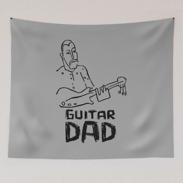 Item preview, Guitar Dad, The Man The Myth The Guitar Legend designed and sold by badlydrawnbabe.