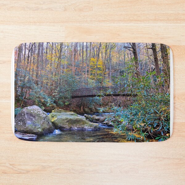 Item preview, The Bridge At Jones Gap State Park Greenville South Carolina designed and sold by LisaWootenPhoto.
