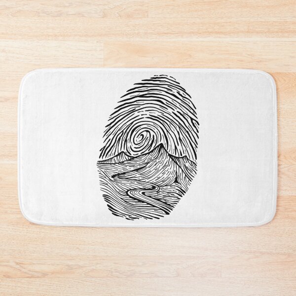 Item preview, Artistic finger print landscape art designed and sold by AznavourByKarin.