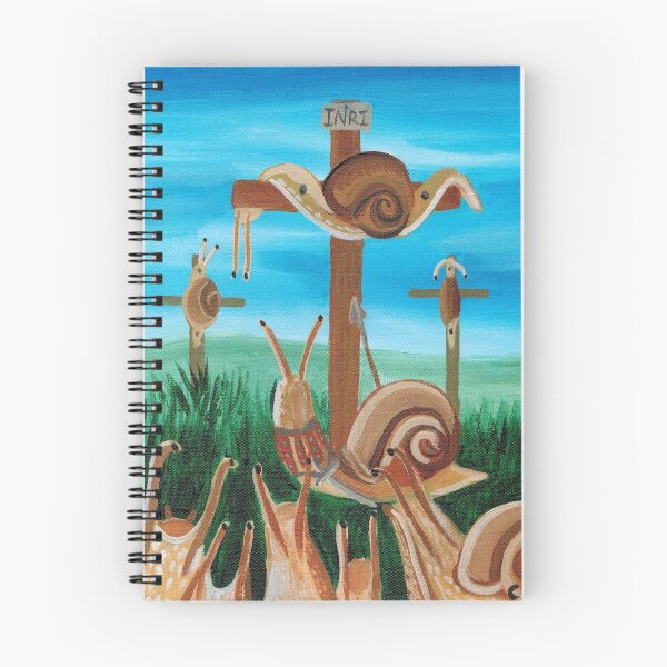Item preview, Crucifixion of Snail Jesus designed and sold by BrushSong.