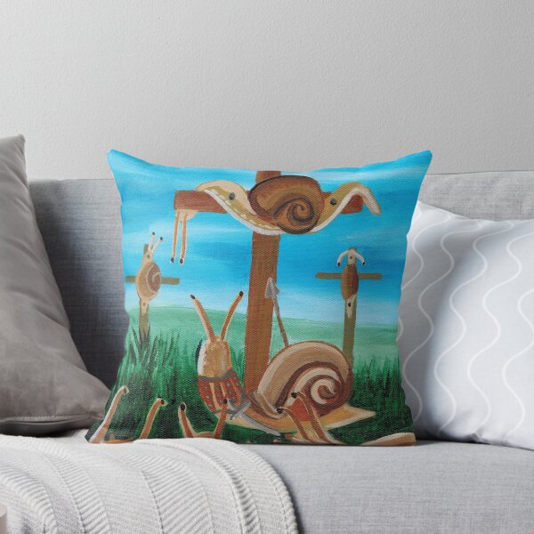 Item preview, Crucifixion of Snail Jesus designed and sold by BrushSong.