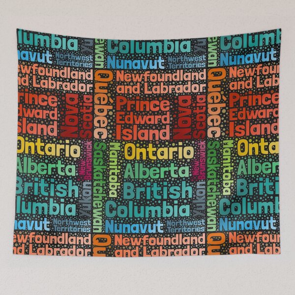Item preview, Canadian Provinces and Territories designed and sold by CutiPiStudios.