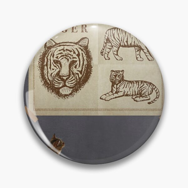 Item preview, Cat Looking At Tiger Poster designed and sold by BojerShop.