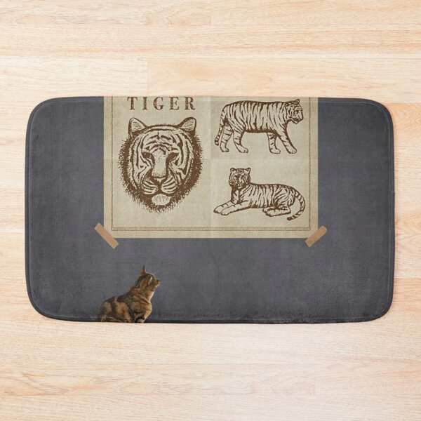 Item preview, Cat Looking At Tiger Poster designed and sold by BojerShop.