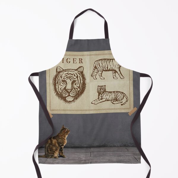 Item preview, Cat Looking At Tiger Poster designed and sold by BojerShop.