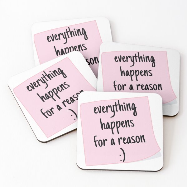 Item preview, everything happens for a reason designed and sold by biscuithut.