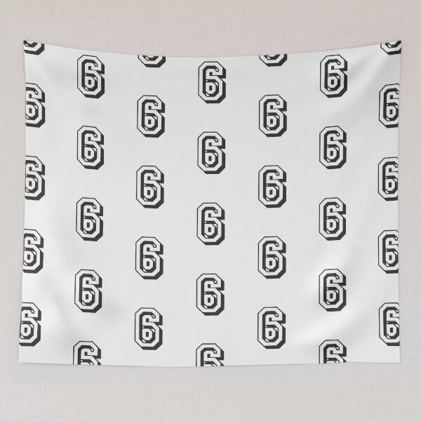 Item preview, 6 number college scripture designed and sold by GeogDesigns.