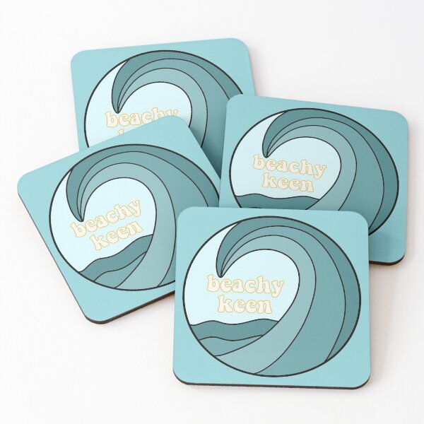 Item preview, Beachy Keen Surfing Beach Wave designed and sold by CoastalColorCo.