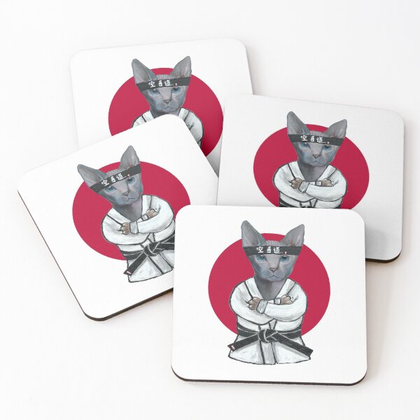 Item preview, Karate Cat designed and sold by Roy & Tiffany.