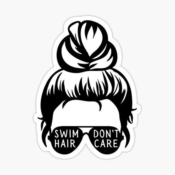 Hair Bun Stickers for Sale