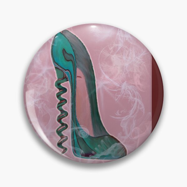 Item preview, Modern Art Corkscrew Heel Stiletto Shoe designed and sold by ckeenart.