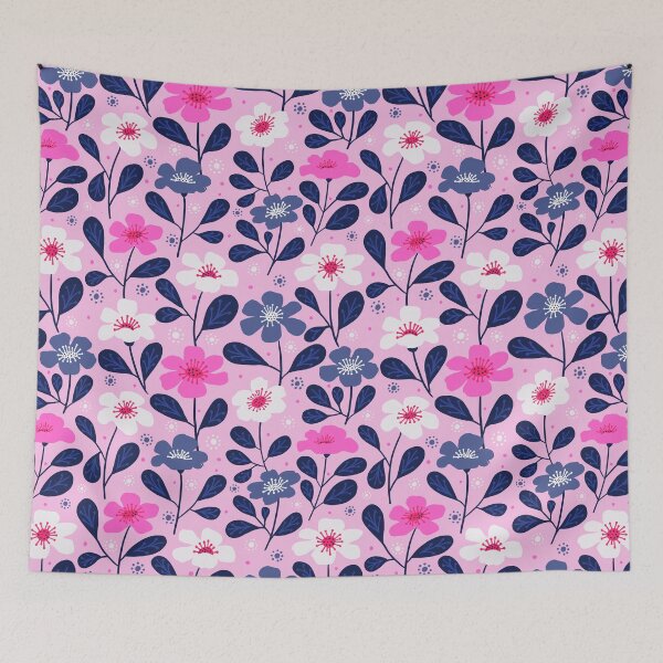 Item preview,  Bubble Gum Tropical Floral designed and sold by creativinchi.
