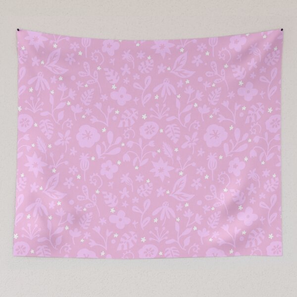 Item preview, Pink Candy Floss Ditsy Floral designed and sold by creativinchi.