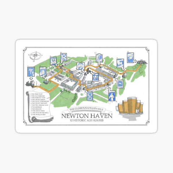 Item preview, Newton Haven - The World's End designed and sold by Bricey21.