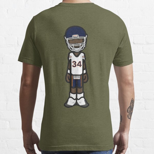 : Walter Payton T-Shirt (Premium Men's T-Shirt, Small, Tri Ash) - Walter  Payton Sweetness Sketch : Sports & Outdoors