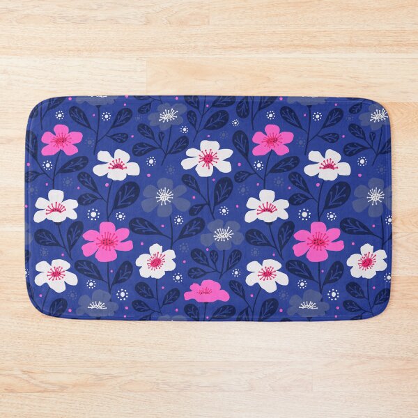 Item preview, Cobalt Tropical Floral designed and sold by creativinchi.