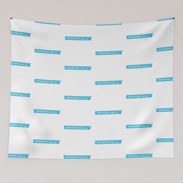 Item preview, Ahh I See Chat Bubble design designed and sold by MirkasDesign.