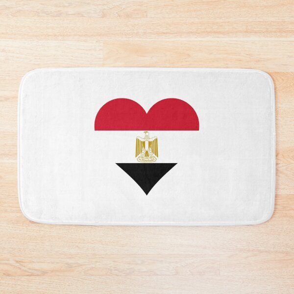 Item preview, Egypt Egyptian flag flag heart designed and sold by GeogDesigns.