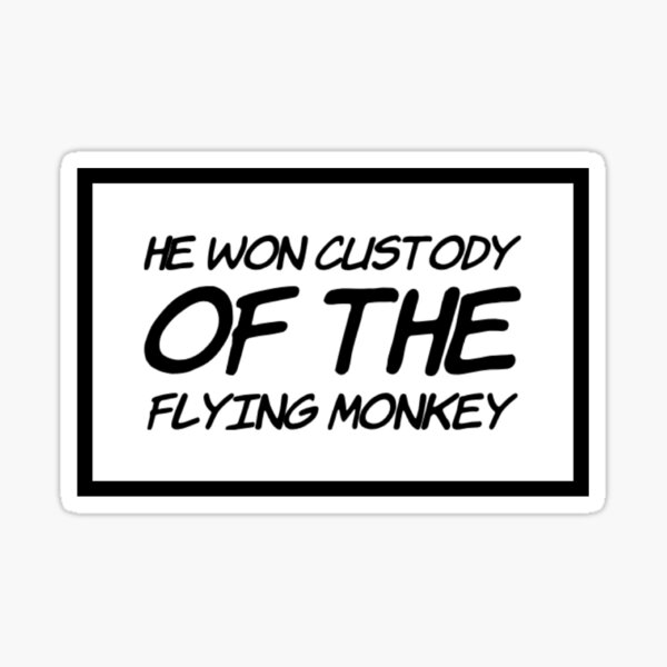 Item preview, He won the flying Monkey  designed and sold by Yoyo6980.