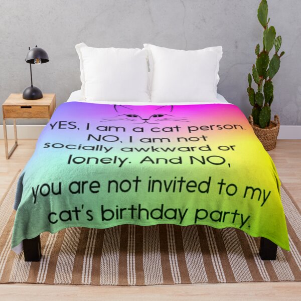 Item preview, Yes I'm a cat person motto designed and sold by Creativeart1974.