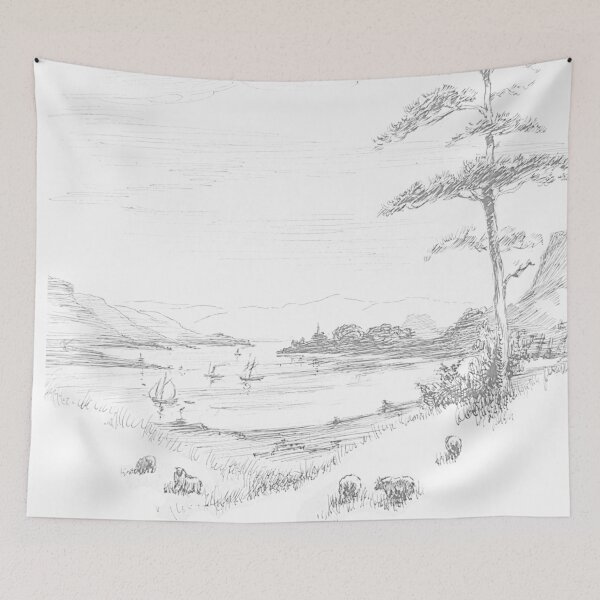 Item preview, firth of clyde sketch designed and sold by Bethan Rose Studio.