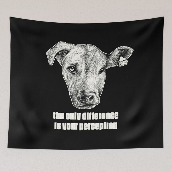 Item preview, The Only Difference Is Your Perception - Dog / Cow designed and sold by lichthaus.