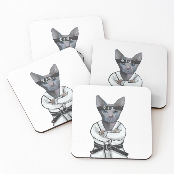 Item preview, Karate Cat designed and sold by Roy & Tiffany.