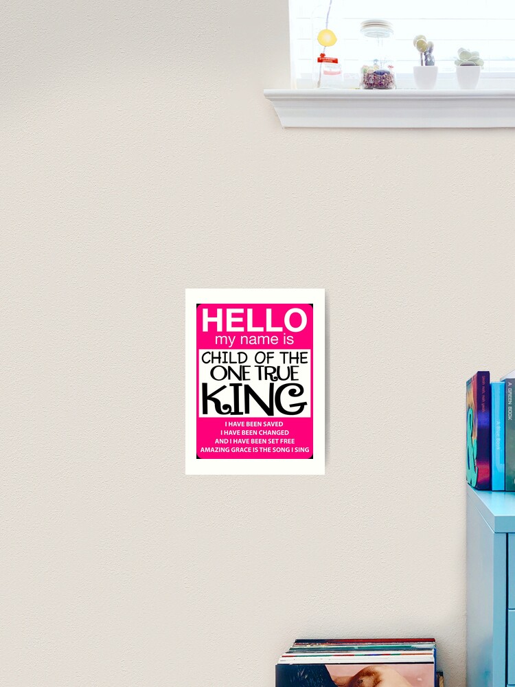 Hello My Name is Amazing Grace Tote Bag Hello My Name is Amazing Grace Tote Bag