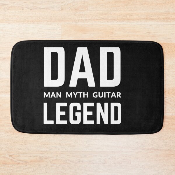 Item preview, DAD THE MAN THE MYTH THE GUITAR LEGEND sarcastic quote T SHIRT  [P-Q 156B][832]  designed and sold by HIPNOTIZAR  CRAFTS.