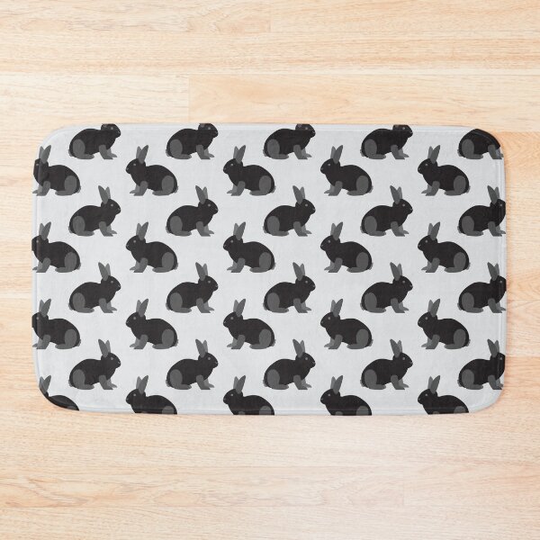 Item preview, Black Bunny Pattern designed and sold by babybigfoot.