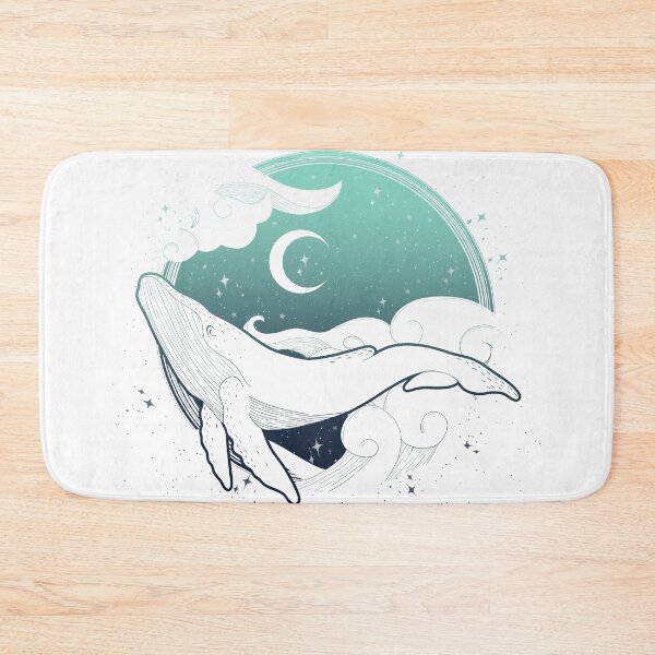 Item preview, sky whale Blue designed and sold by Arty and Awkward.