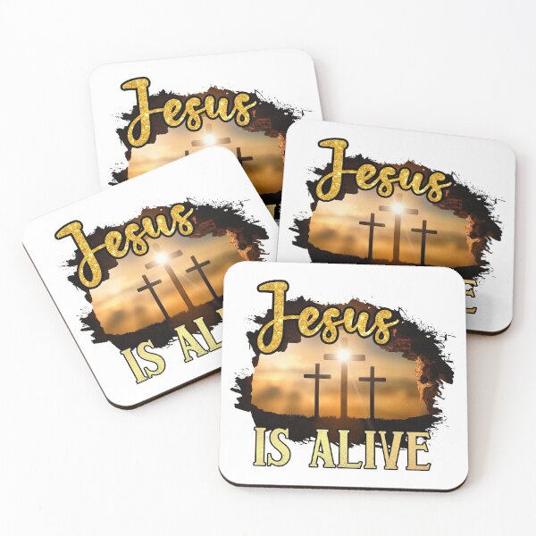 Item preview, Jesus is Alive, Jesus, Christ, Easter, Resurrection, Cave designed and sold by cinnamonrollart.
