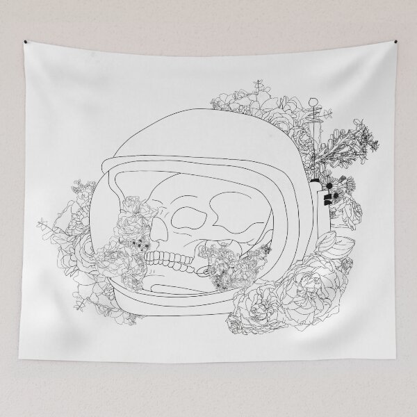 Item preview, Dead Space Blooms - Outline BK designed and sold by LovedButtercup.