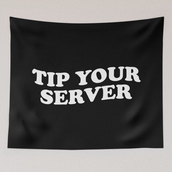 Item preview, Tip your server designed and sold by Statim.