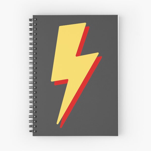 Item preview, Yellow & Red Lightning Bolt designed and sold by polishalpaca.