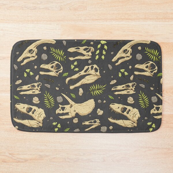 Item preview, Dinosaur Skulls - Grey designed and sold by alliemackie.