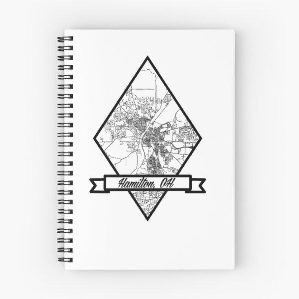 Item preview, Hamilton Ohio Map designed and sold by LagoArts.