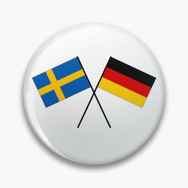 Item preview, German-Swedish friendship flag flag designed and sold by GeogDesigns.
