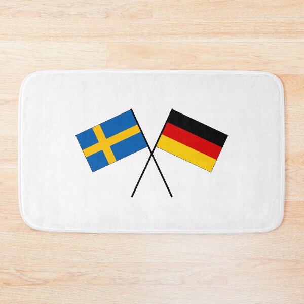 Item preview, German-Swedish friendship flag flag designed and sold by GeogDesigns.