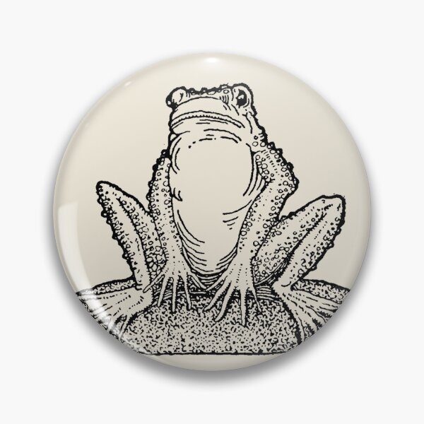 Item preview, Vintage Cottagecore: Sad Frog Sitting Under Full Moon, Emo Goblincore Style with Meadowcore Woodland Look designed and sold by MinistryOfFrogs.