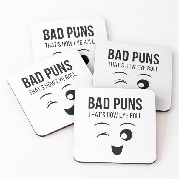 Item preview, Bad puns that's how eye roll designed and sold by Quineveer Alice.