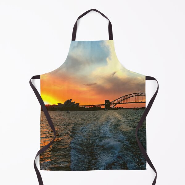 Item preview, Sunset and sunrise in Sydney with harbour bridge | Australia designed and sold by TatianaLG.